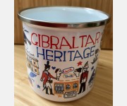 Gibraltar Heritage Tin Mug by Julia Gash